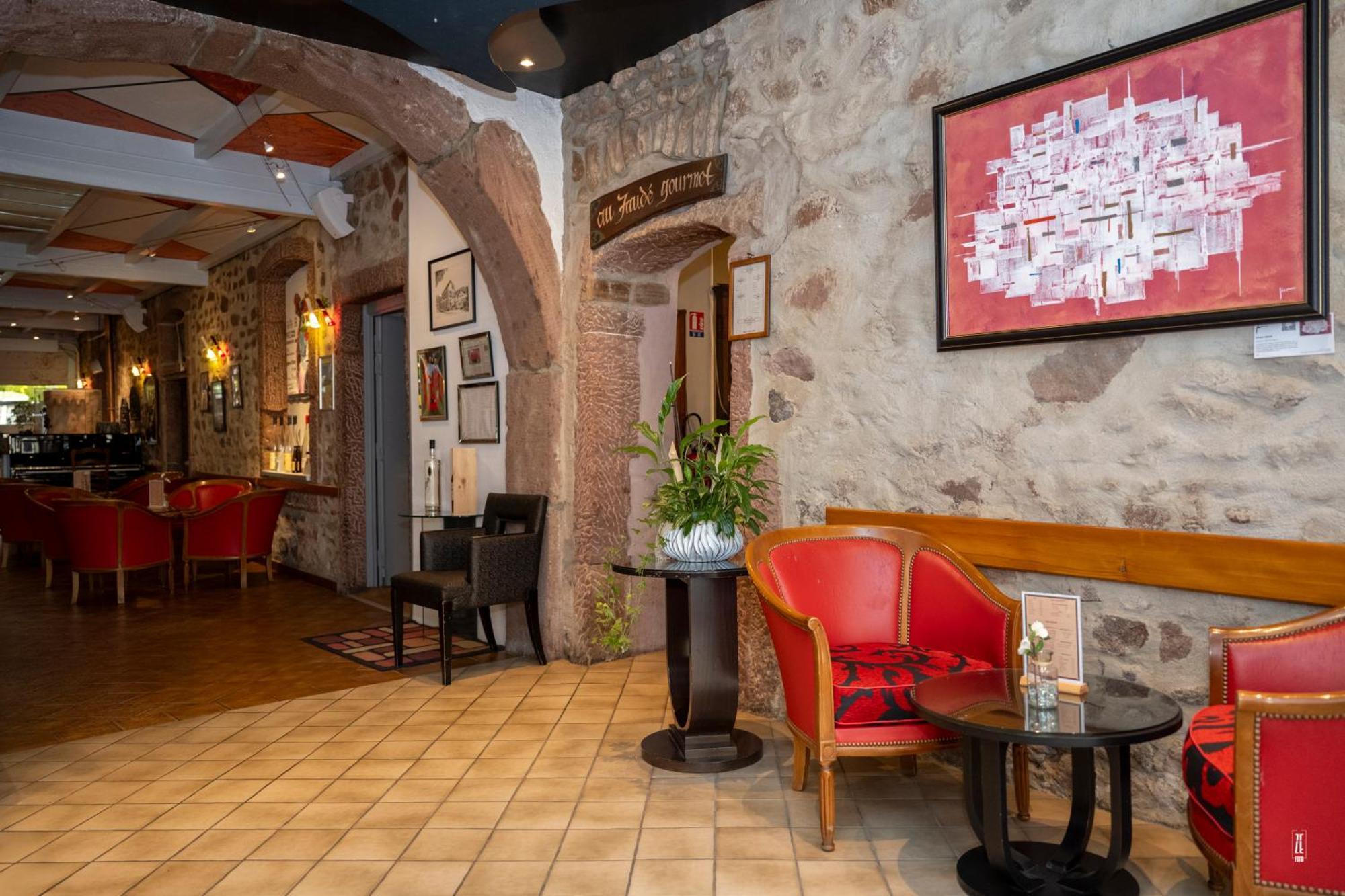 Logis Hotel Restaurant Le Faude Lapoutroie Dış mekan fotoğraf